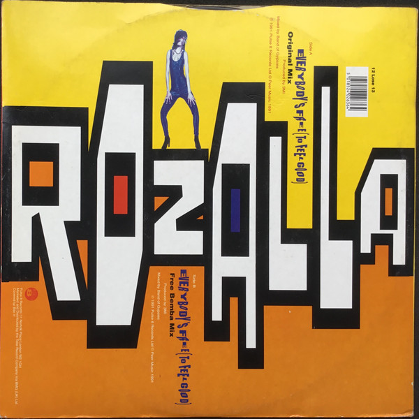Rozalla - Everybody's Free (To Feel Good) (12", Single) (Very Good (VG)) - Image 2