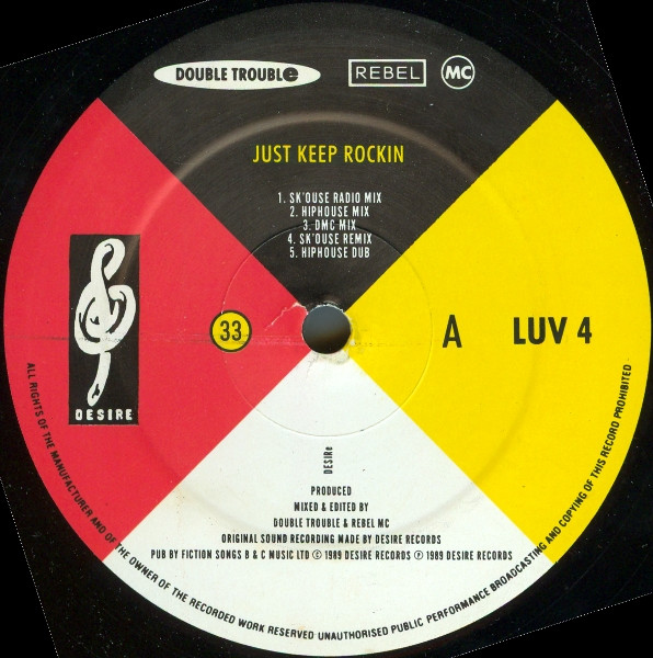 Rebel MC, Double Trouble - Twenty One Mixes (2x12") (Very Good Plus (VG+)) - Image 3