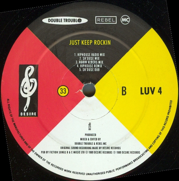 Rebel MC, Double Trouble - Twenty One Mixes (2x12") (Very Good Plus (VG+)) - Image 4
