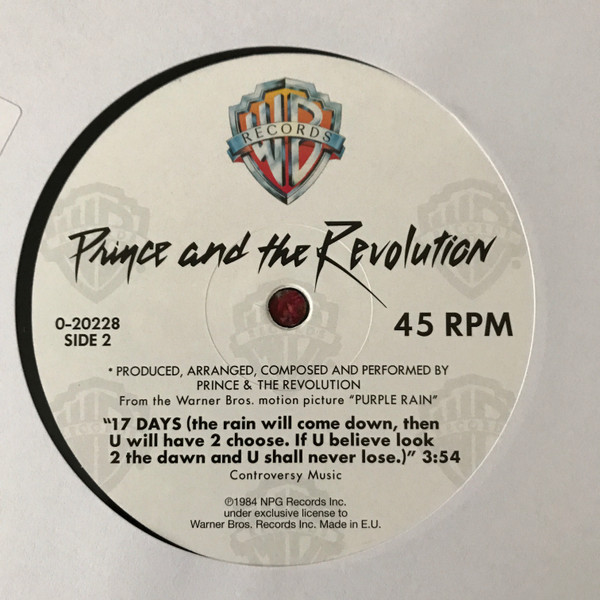 Prince And The Revolution - When Doves Cry (12", Maxi, RE) (Near Mint (NM or M-)) - Image 4