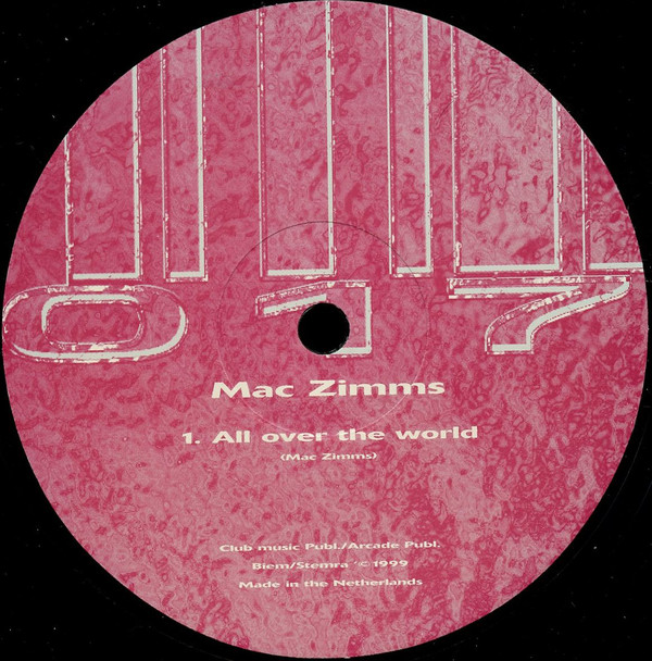 Mac Zimms - Back By Club Demand (12") (Very Good Plus (VG+)) - Image 4