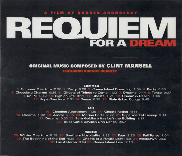 Clint Mansell Featuring Kronos Quartet - Requiem For A Dream (CD, Album, O-C) (Near Mint (NM or M-)) - Image 4