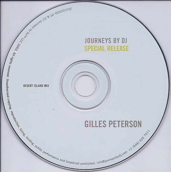 Gilles Peterson - Desert Island Mix (CD, Mixed, RE) (Near Mint (NM or M-)) - Image 3