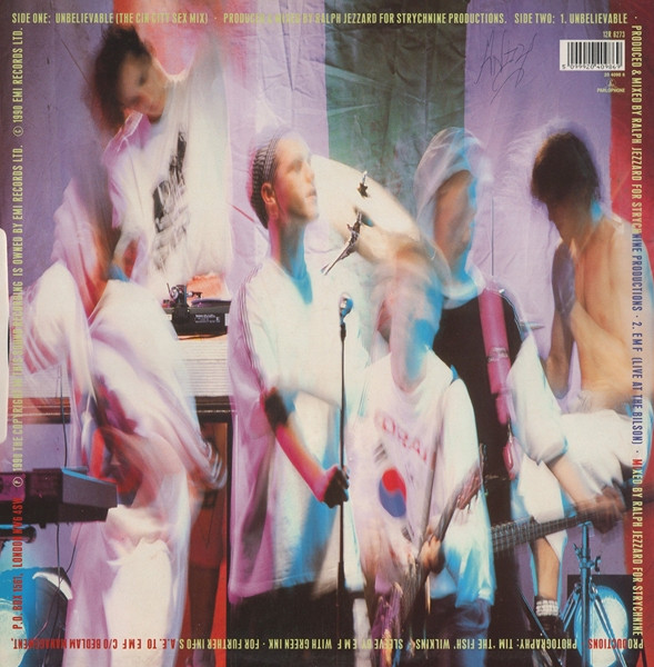 EMF - Unbelievable (12", Single) (Good Plus (G+)) - Image 2