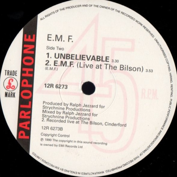 EMF - Unbelievable (12", Single) (Good Plus (G+)) - Image 4