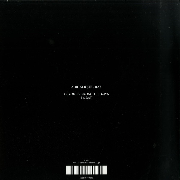 Adriatique - Ray (12") (Mint (M)) - Image 2