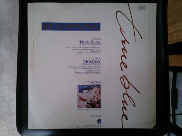 Madonna - True Blue (Extended Dance Version) (12", Single) (Good Plus (G+)) - Image 2