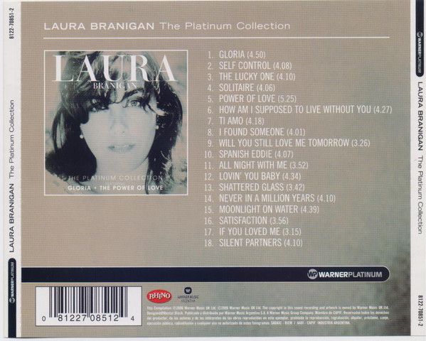 Laura Branigan - The Platinum Collection (CD, Comp) (Mint (M)) - Image 4