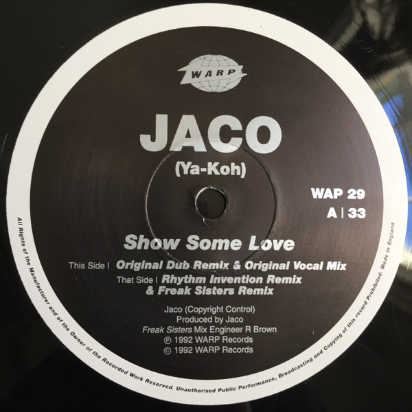 Jaco - Show Some Love (12") (Very Good Plus (VG+)) - Image 3