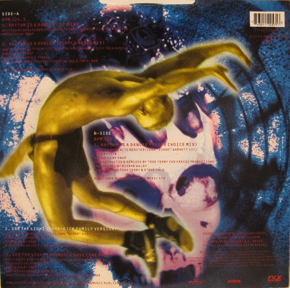 Snap! - Rhythm Is A Dancer (12", Single) (Very Good (VG)) - Image 2