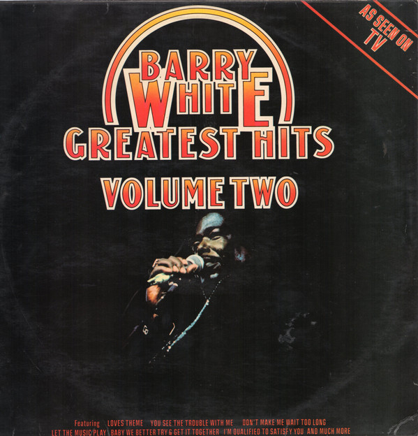 Barry White - Greatest Hits Volume Two (LP, Comp, Red) (Very Good Plus (VG+))