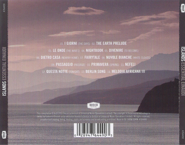Ludovico Einaudi - Islands - Essential Einaudi (CD, Comp, RP) (Near Mint (NM or M-)) - Image 2