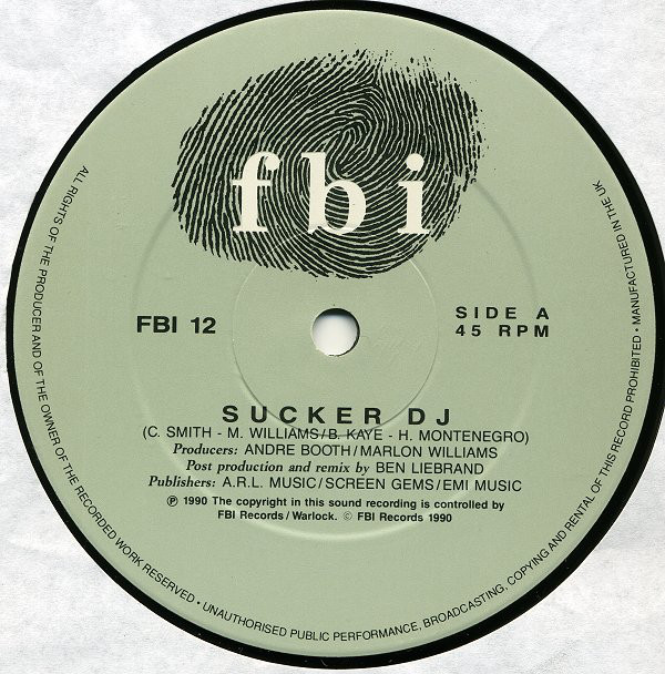 Dimples D - Sucker DJ (12", Single) (Very Good Plus (VG+)) - Image 3