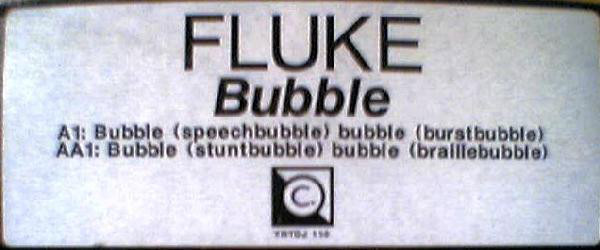 Fluke - Bubble (12", Promo, W/Lbl) (Very Good Plus (VG+))