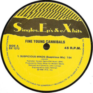 Fine Young Cannibals - Suspicious Minds / Johnny Come Home / Ever Fallen In Love (12") (Very Good (VG))