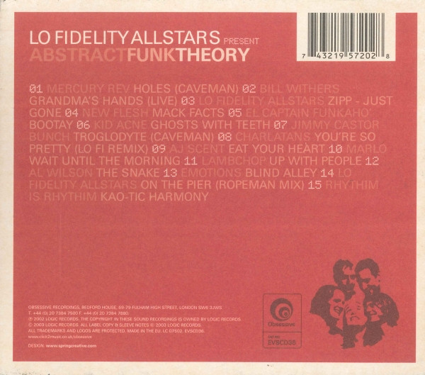 Lo-Fidelity Allstars - Abstract Funk Theory (CD, Comp, Mixed) (Very Good Plus (VG+)) - Image 3