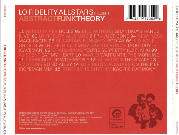 Lo-Fidelity Allstars - Abstract Funk Theory (CD, Comp, Mixed) (Very Good Plus (VG+)) - Image 5