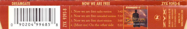 Dreamgate - Now We Are Free (CD, Maxi) (Near Mint (NM or M-)) - Image 2
