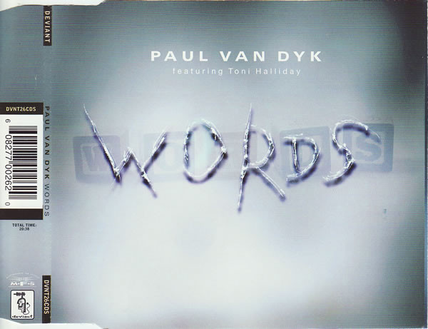 Paul van Dyk Featuring Toni Halliday - Words (CD, Single) (Near Mint (NM or M-))