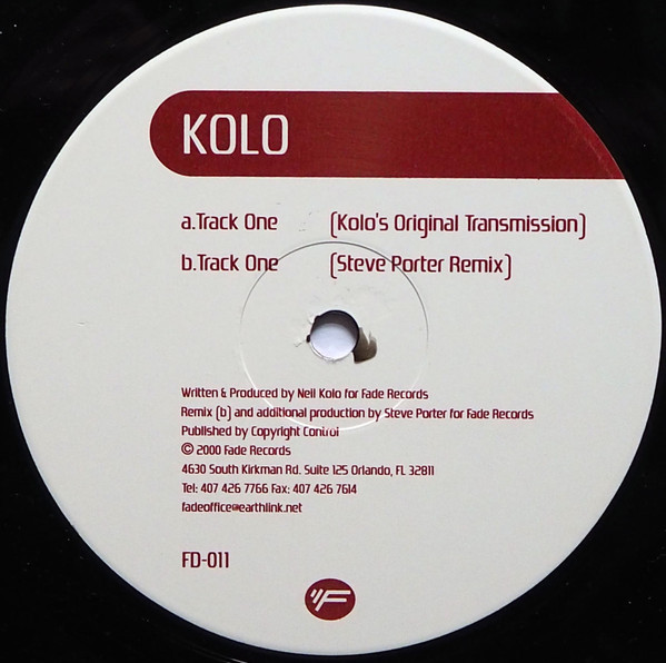 Kolo - Track One (12") (Very Good Plus (VG+)) - Image 3