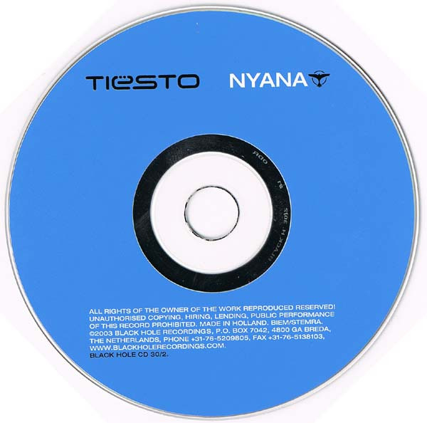 DJ Tiësto - Nyana (2xCD, Comp, Mixed) (Near Mint (NM or M-)) - Image 4