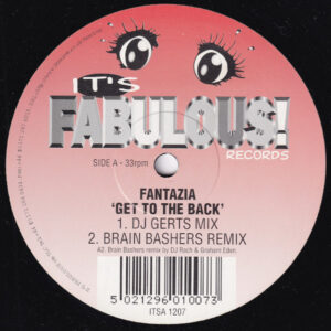 Fantazia - Get To The Back (12") (Very Good Plus (VG+))