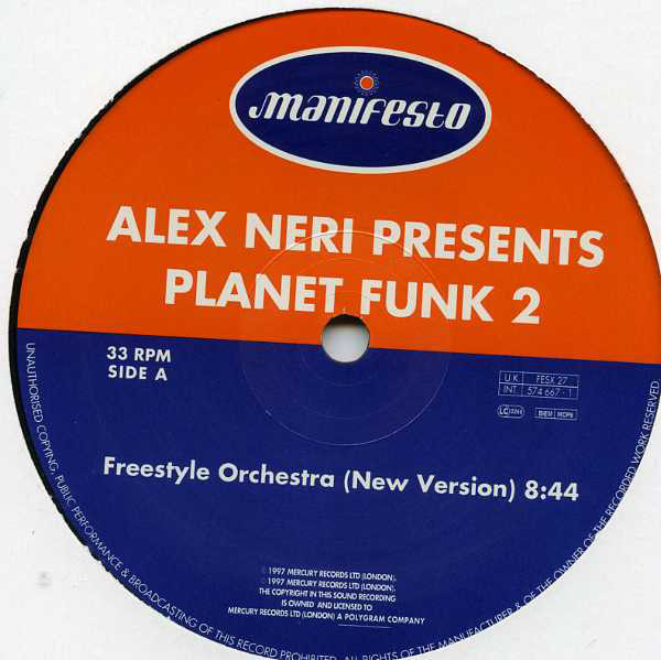 Alex Neri - Planet Funk 2 (12") (Very Good Plus (VG+)) - Image 2