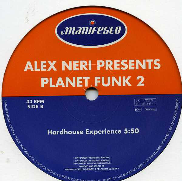 Alex Neri - Planet Funk 2 (12") (Very Good Plus (VG+)) - Image 3