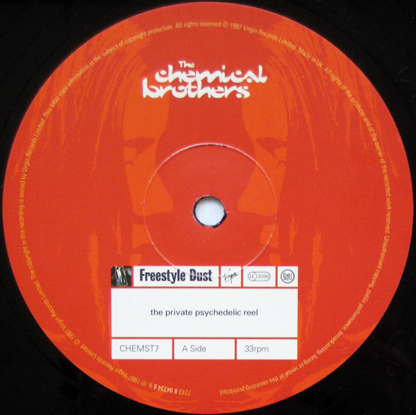 The Chemical Brothers - The Private Psychedelic Reel (12", EP, Ltd, Num) (Very Good Plus (VG+)) - Image 3