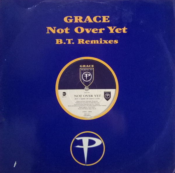 Grace - Not Over Yet (B.T. Remixes) (12") (Very Good (VG))