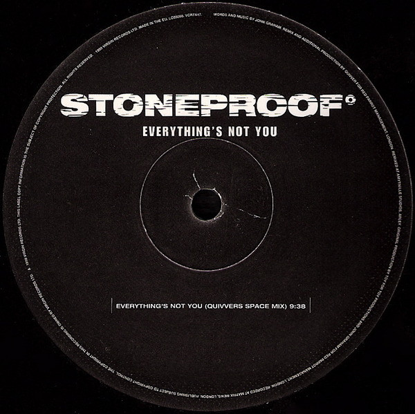 Stoneproof - Everything's Not You (12", S/Sided, Promo) (Very Good (VG))