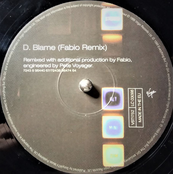 Everything But The Girl - Blame (2x12", Ltd) (Near Mint (NM or M-)) - Image 3