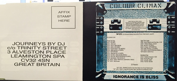 Colour Climax - Ignorance Is Bliss (CD, Maxi) (Near Mint (NM or M-)) - Image 3