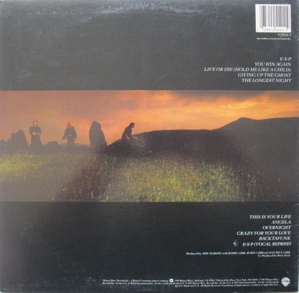 Bee Gees - E·S·P (LP, Album) (Near Mint (NM or M-)) - Image 2
