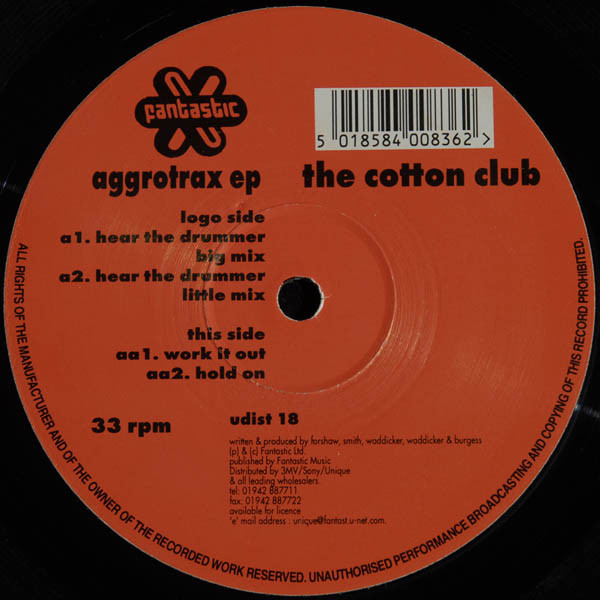 Cotton Club - Aggrotrax EP (12", EP) (Near Mint (NM or M-))