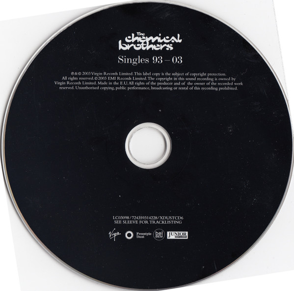 The Chemical Brothers - Singles 93-03 (CD, Comp, RE) (Near Mint (NM or M-)) - Image 3