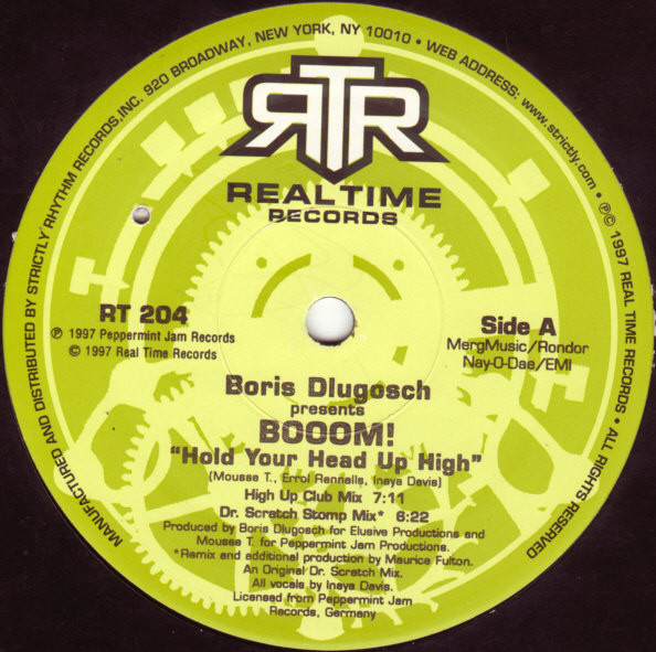 Boris Dlugosch Presents Booom! - Hold Your Head Up High (12") (Near Mint (NM or M-)) - Image 2