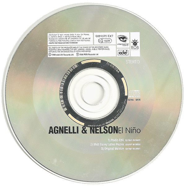 Agnelli & Nelson - El Niño (CD, Single) (Near Mint (NM or M-)) - Image 5