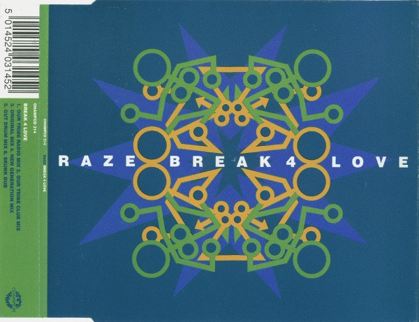 Raze - Break 4 Love (CD, Single) (Very Good (VG))