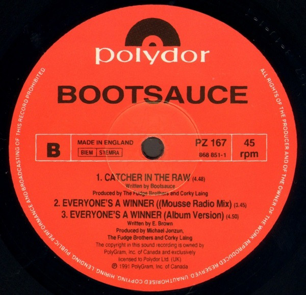 Bootsauce - Everyone's A Winner (Remix) (12") (Very Good Plus (VG+)) - Image 4