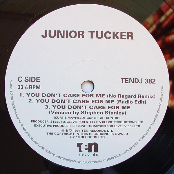 Junior Tucker - The Junior Tucker EP (2x12", Promo) (Mint (M)) - Image 4