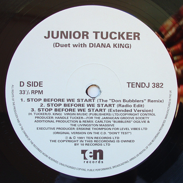 Junior Tucker - The Junior Tucker EP (2x12", Promo) (Mint (M)) - Image 5