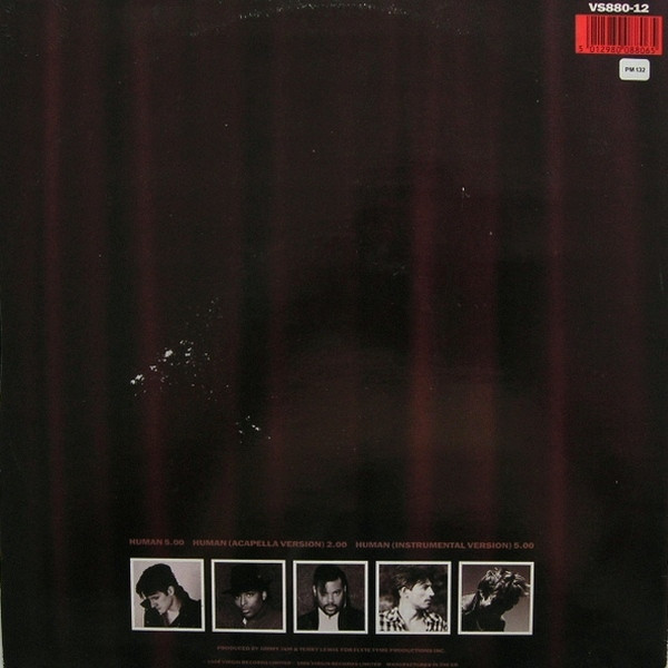The Human League - Human (12", Single) (Very Good Plus (VG+)) - Image 2