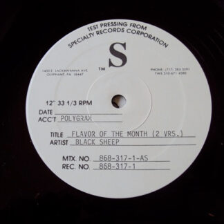 Black Sheep - Flavor Of The Month (12", TP) (Very Good Plus (VG+))
