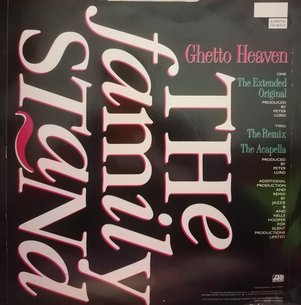 The Family Stand - Ghetto Heaven (12") (Near Mint (NM or M-)) - Image 2