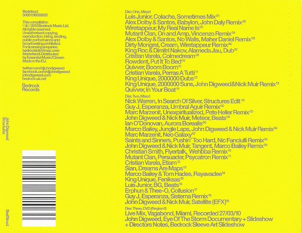 John Digweed - Structures (2xCD, Mixed + DVD-V, PAL) (Mint (M)) - Image 3