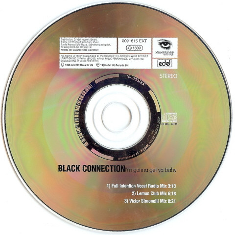 Black Connection - I'm Gonna Get Ya Baby (CD, Single) (Near Mint (NM or M-)) - Image 3