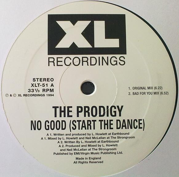 The Prodigy - No Good (Start The Dance) (12", RE) (Very Good Plus (VG+)) - Image 3