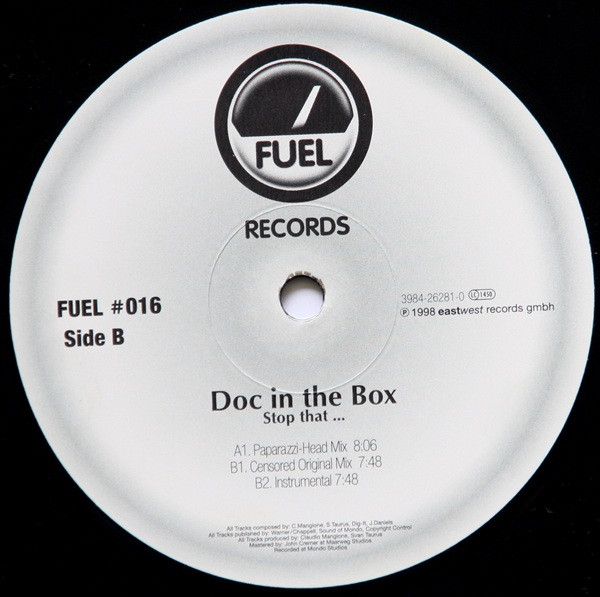 Doc In The Box - Stop That... (12") (Near Mint (NM or M-)) - Image 2