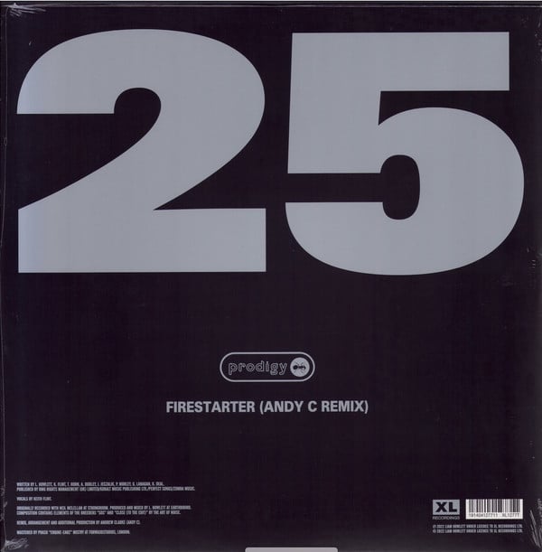 The Prodigy - Firestarter (Andy C Remix) (12", S/Sided, Etch, Ltd, Sil) (Mint (M)) - Image 2